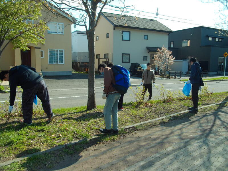 町内ゴミ拾い